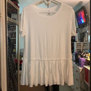 Ruffle Bottom Blouse